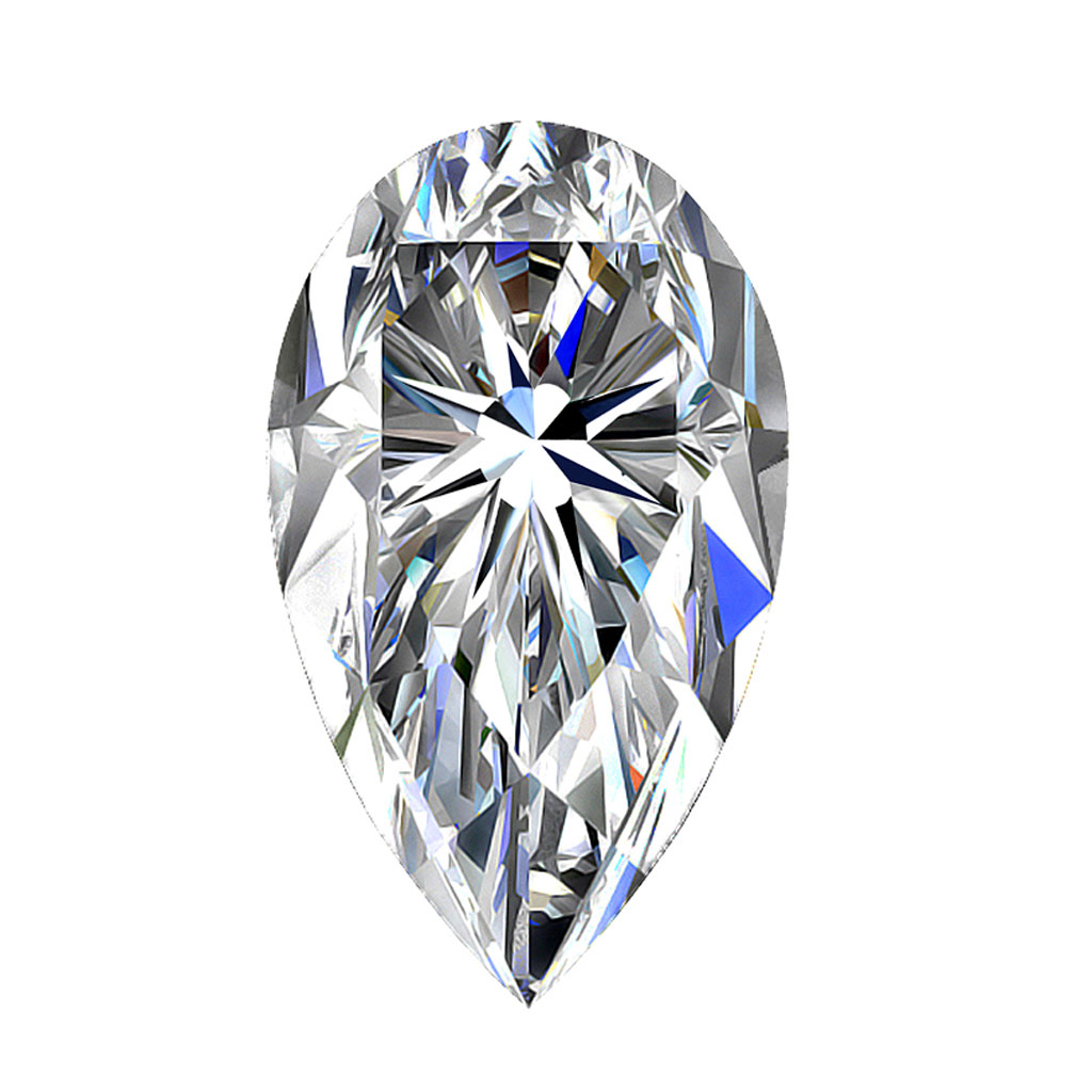 0.31 Carat I VVS1 Pear Diamond