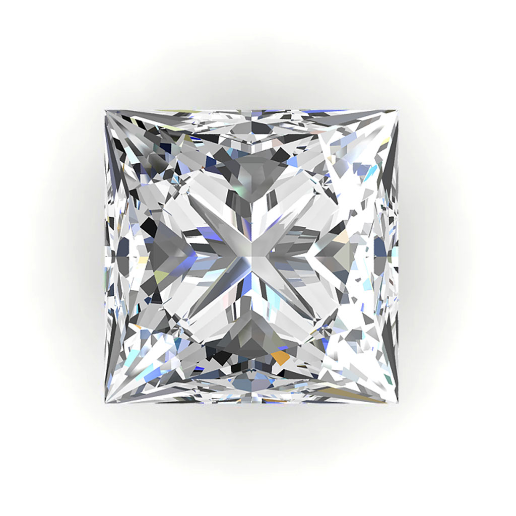 0.36 Carat K VVS2 Princess Diamond