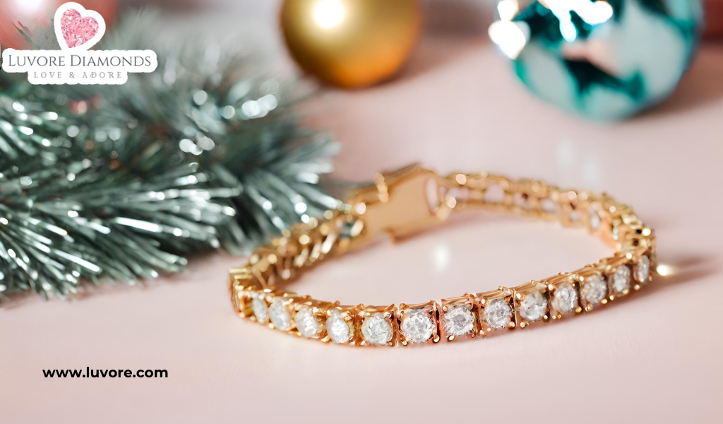 Radiant Wrists - Celebrate the Season with Sparkling Diamond Bracelets