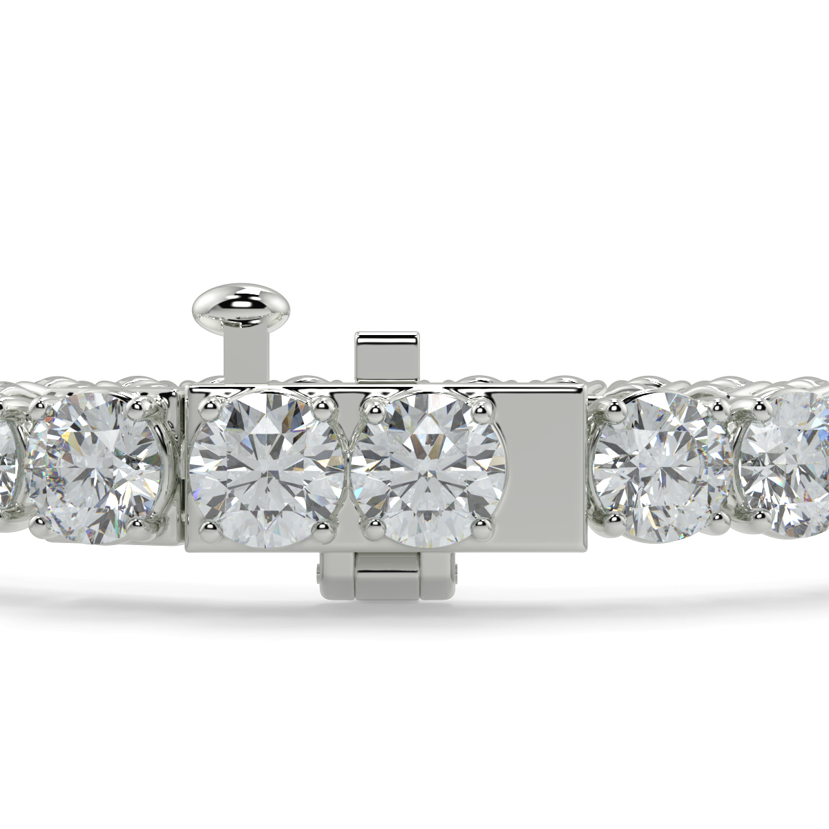 Four Prong Diamond Bracelet