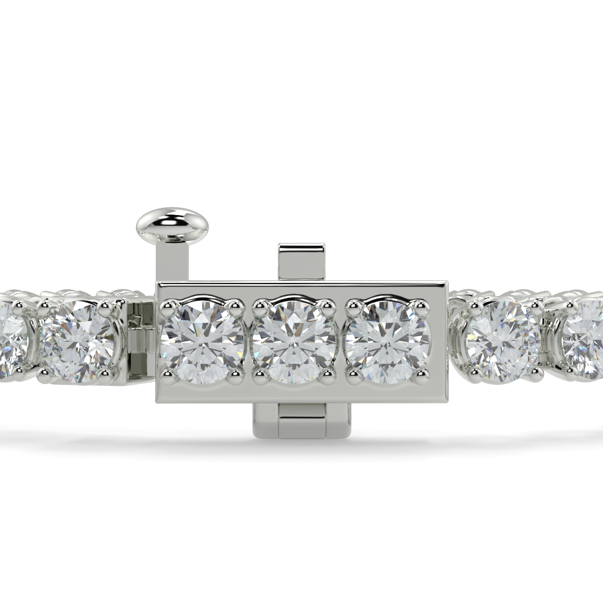 Four Prong Diamond Bracelet