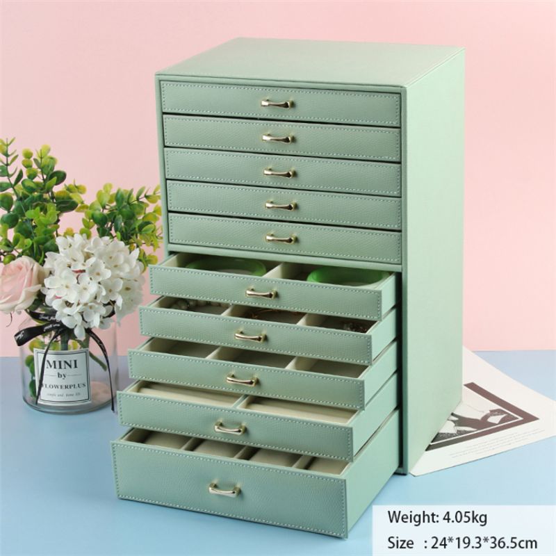 Large Luvore Jewellery Box Mint Green