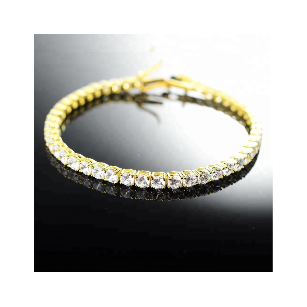 Four Prong Diamond Tennis Bracelet